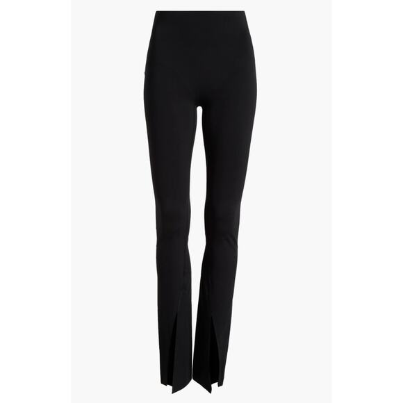 SPANX Booty Boost Core Luxe Front Slit Leggings - Black - Small - Picture 3 of 11